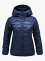 Peak Performance Helium Down Hood Jacket Women BLUE SHADOW