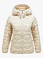 Peak Performance Helium Down Hood Jacket Women Sand Fog