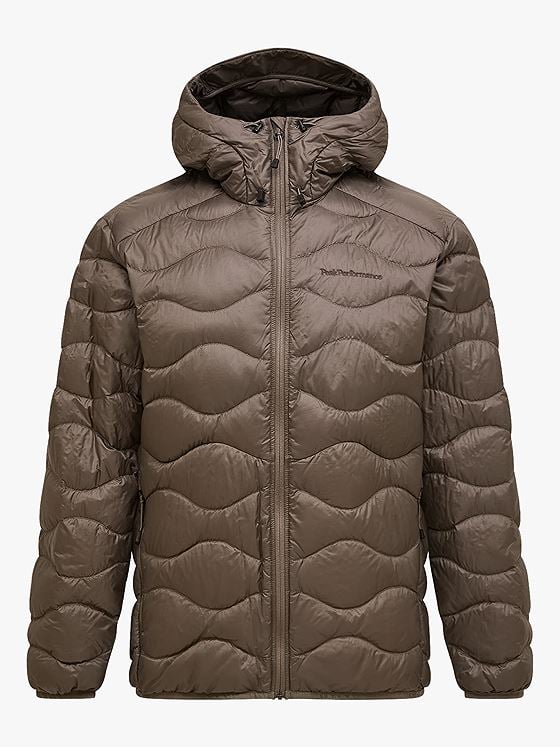 Peak Performance Helium Down Hood Jacket Men Terrain Tan