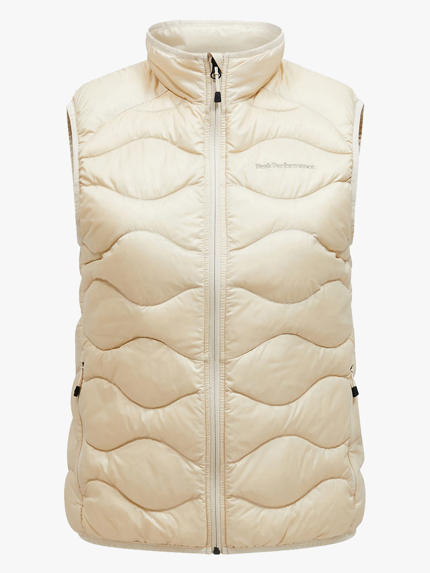 Peak Performance Helium Down Vest Women Sand Fog