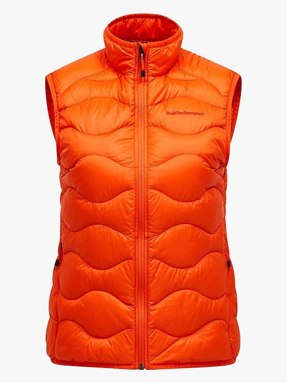 Peak Performance Helium Down Vest Women Solar Burst