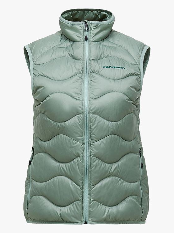 Peak Performance Helium Down Vest Women Green Valley
