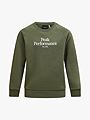 Peak Performance Junior Original Crew Pine Needle / Offwhite