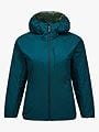 Peak Performance Freelight Reversible Insulated Hood Jacket Women Ponderosa Pine / Green Valley