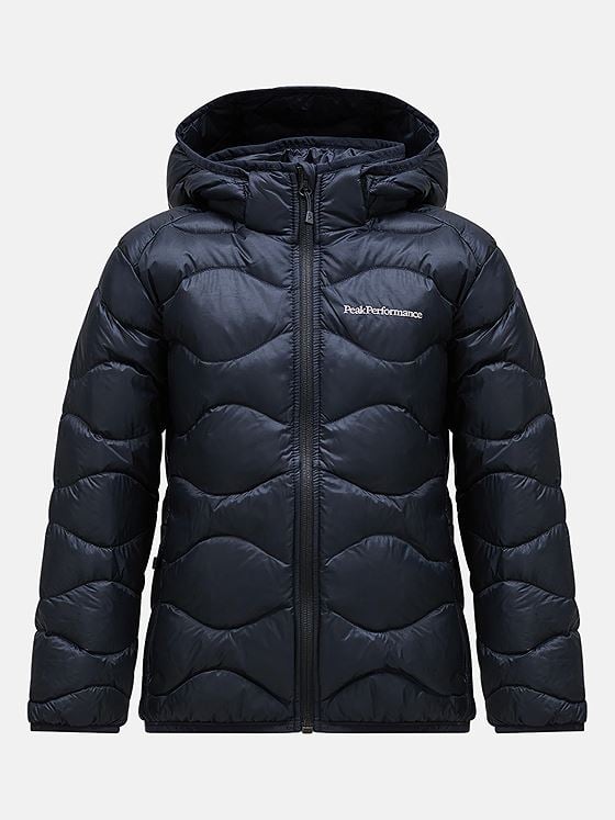 Peak Performance Junior Helium Down Hood Jacket Black (050)