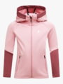 Peak Performance Junior Rider Essentials Zip Hood Wild Blush / Wild Rouge