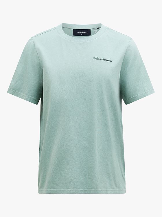 Peak Performance Original Small Logo Tee Men Green Valley