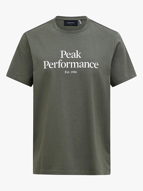 Peak Performance Original Tee Men Pine Needle / Offwhite