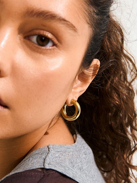 Pilgrim Phase Medium Hoops Gullbelagt