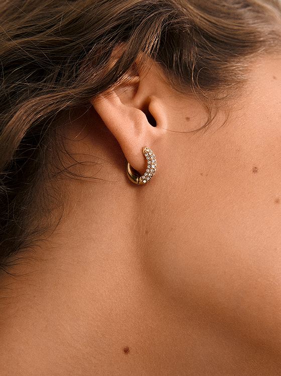 Pilgrim Tatum Small Hoops Gullbelagt