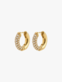Pilgrim Tatum Small Hoops Gullbelagt
