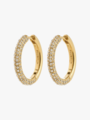 Pilgrim Tatum Large Hoops Gullbelagt