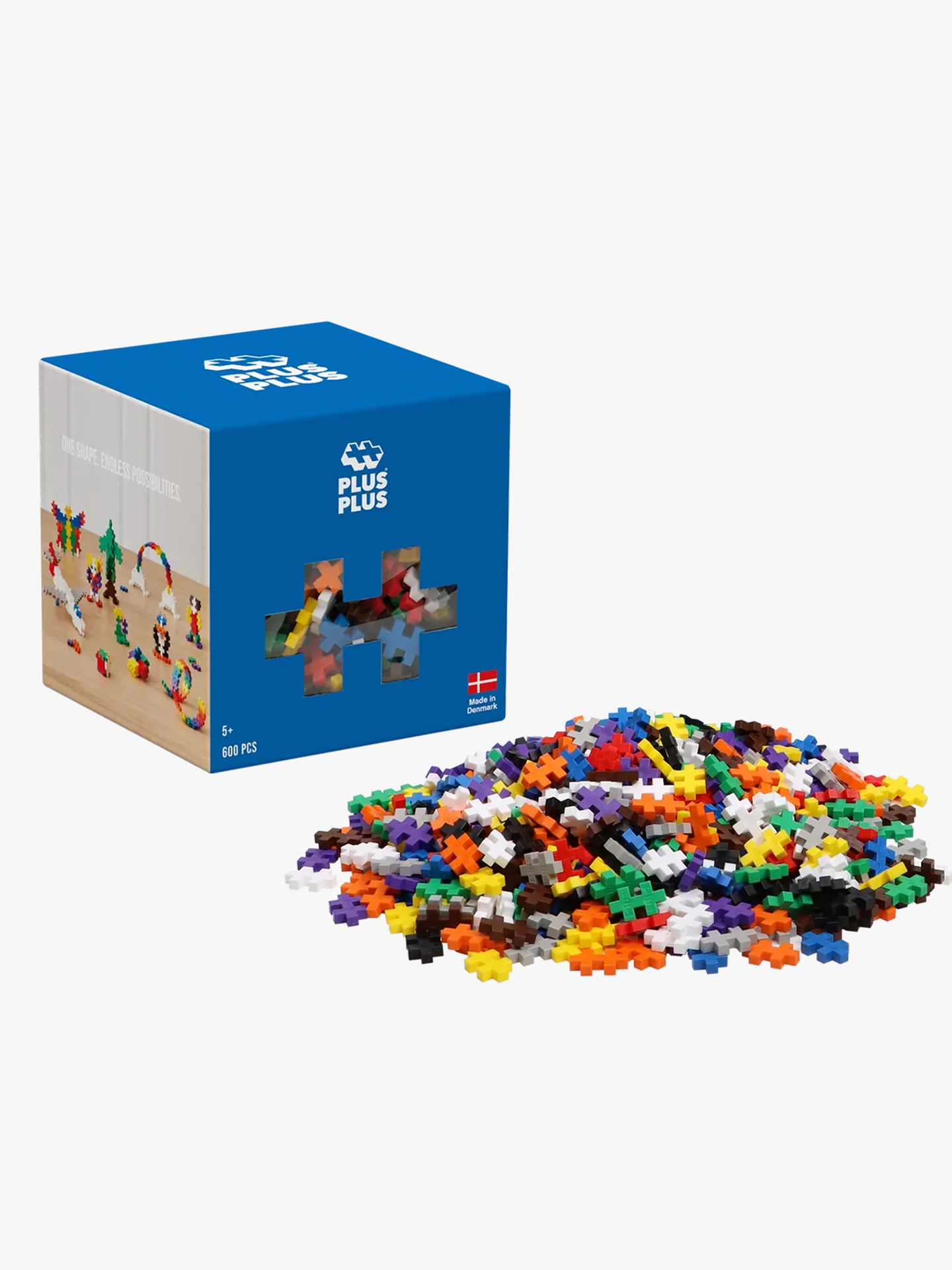 Plus-Plus Basic - 600 pcs Flerfarget
