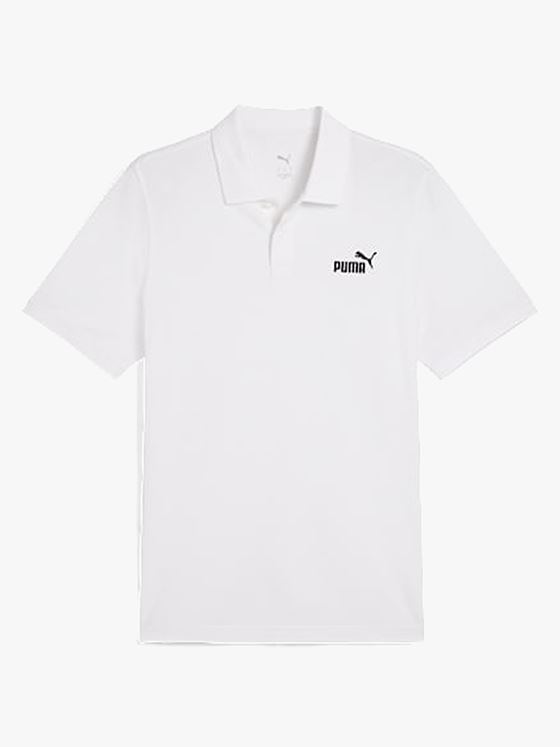 Puma ESS No.1 Logo Pique Polo PUMA White