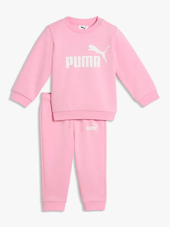 Puma Minicats Ess Crew Set Infant Pink Shimmer