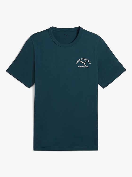 Puma Class Graphic Tee Green Terrain