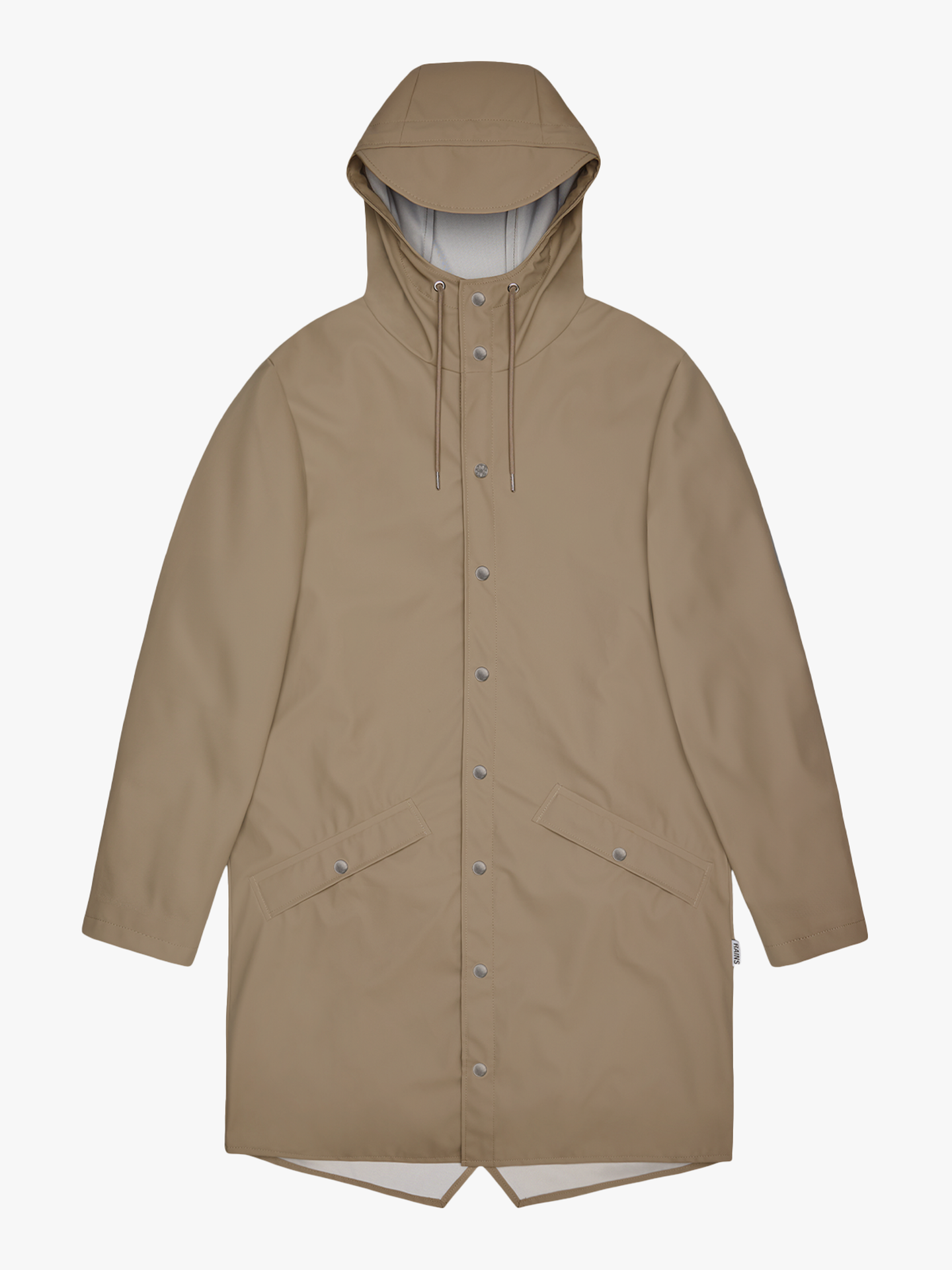 Rains Long Jacket Beige