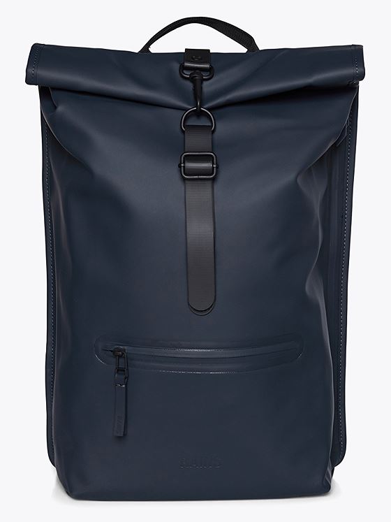 Rains Rolltop Rucksack Navy