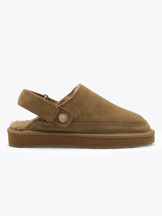 Roberto Rosso Cabot Slipper Backstrap Cognac