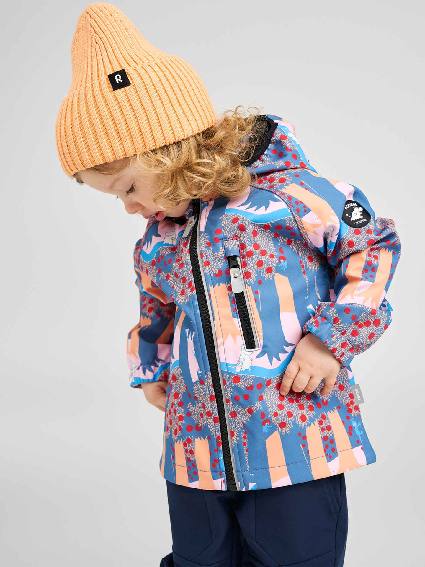 Reima Moomin Vantti Softshell jacket Blue Ocean