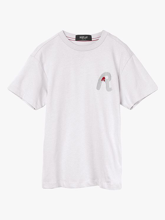 Replay Big R Tee White
