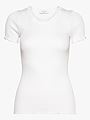 Rosemunde Beatha Short Sleeve Regular O-Neck Lace T-Shirt New White