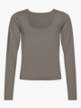 Rosemunde Billie Reversible Long Sleeve Short T-shirt Falcon