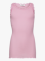 Rosemunde Balta Sleeveless Short Lace Top Dawn Pink