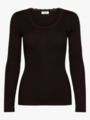 Rosemunde Babette Silk T-Shirt W/ Lace Ganache