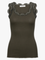 Rosemunde Babette Silk Top With Lace Forrest night