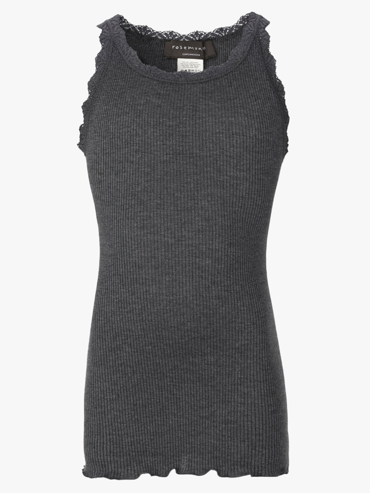 Rosemunde Women's RWJade Silk Strap Lace Top In Black 1910 Col 010 main image 1