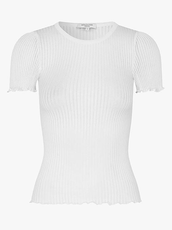 Rosemunde Belize Short Sleeve O-neck T-shirt New White