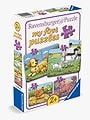 Ravensburger Små bondegårdsdyr 2/4/6/8 deler Flerfarget