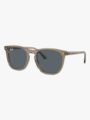 Ray-Ban 0RB2210 Frame: Polished Transparent Brown / Lenses: Blue