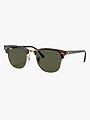 Ray-ban Clubmaster Tortoise / Green Solid Color