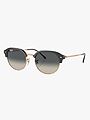 Ray-Ban 0RB4429 Frame: Polished Dark Grey On Rose Gold / Lenses: Grey