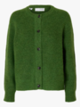 Selected Femme Lulu Long Sleeve Knit Short Cardigan Spindle Tree