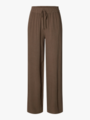 Selected Femme Viva Gulia High Waist Long Sun Pant Chocolate Chip