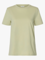 Selected Femme My Essential Short Sleeve O-Neck Tee Lint
