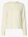 Selected Femme Thea Knit Merino Cardigan Egret
