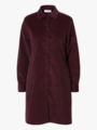Selected Femme Runa Short Corduroy Dress Fig