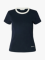 Selected Femme Milly Short Sleeve Tee Dark Sapphire