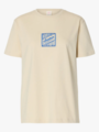 Selected Femme Relaxed Brook Short Sleeve Hotel Amour Tee Angora