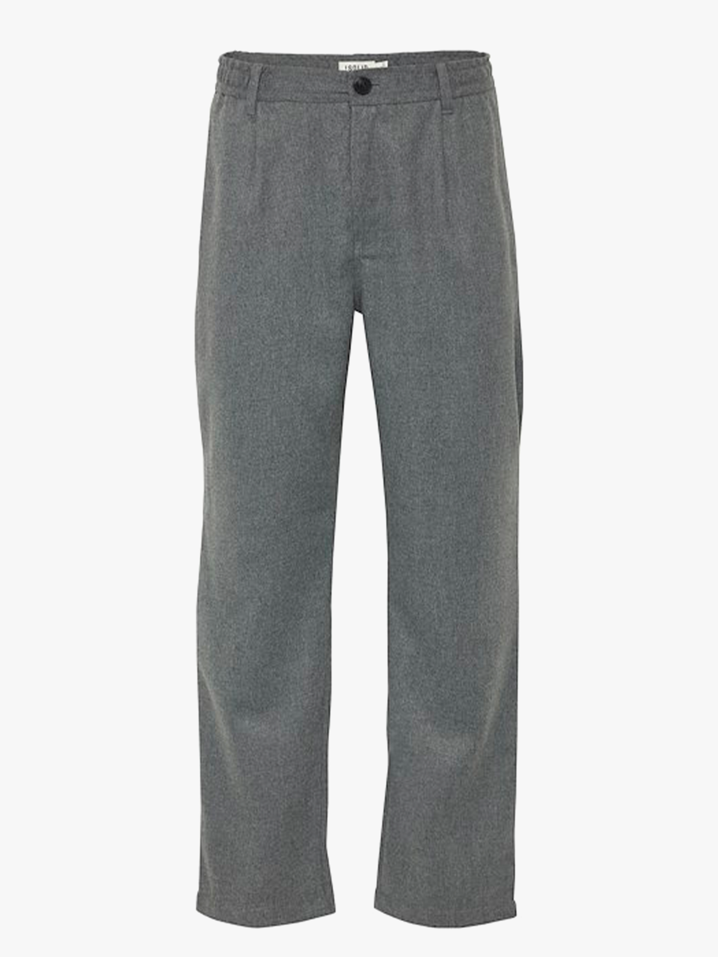 Solid Nels Liam Elas. Pants 1802011 Medium Grey Melange