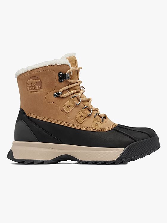 Sorel Scout 87' Lux Waterproof Caribou Buff, Black