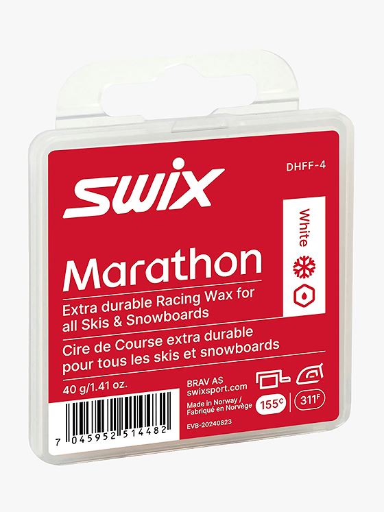 Swix Marathon White Flour Free 40g Hvit