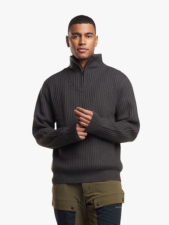 Twentyfour Finse Half Zip Ullgenser Skyggesort