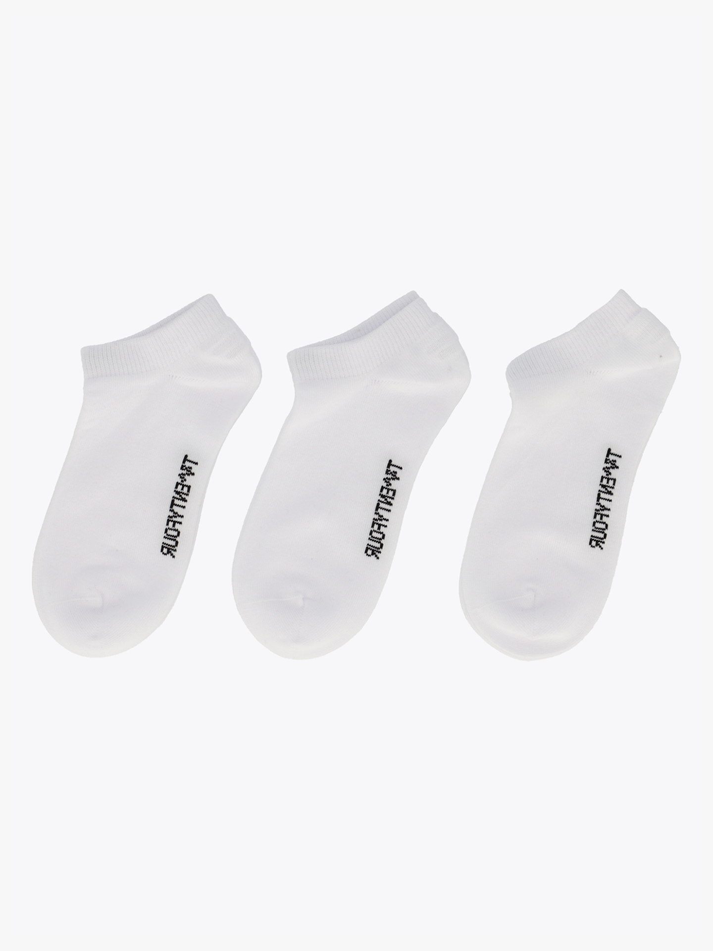Twentyfour & Ankelsokk Sneaker 3-Pack Hvit