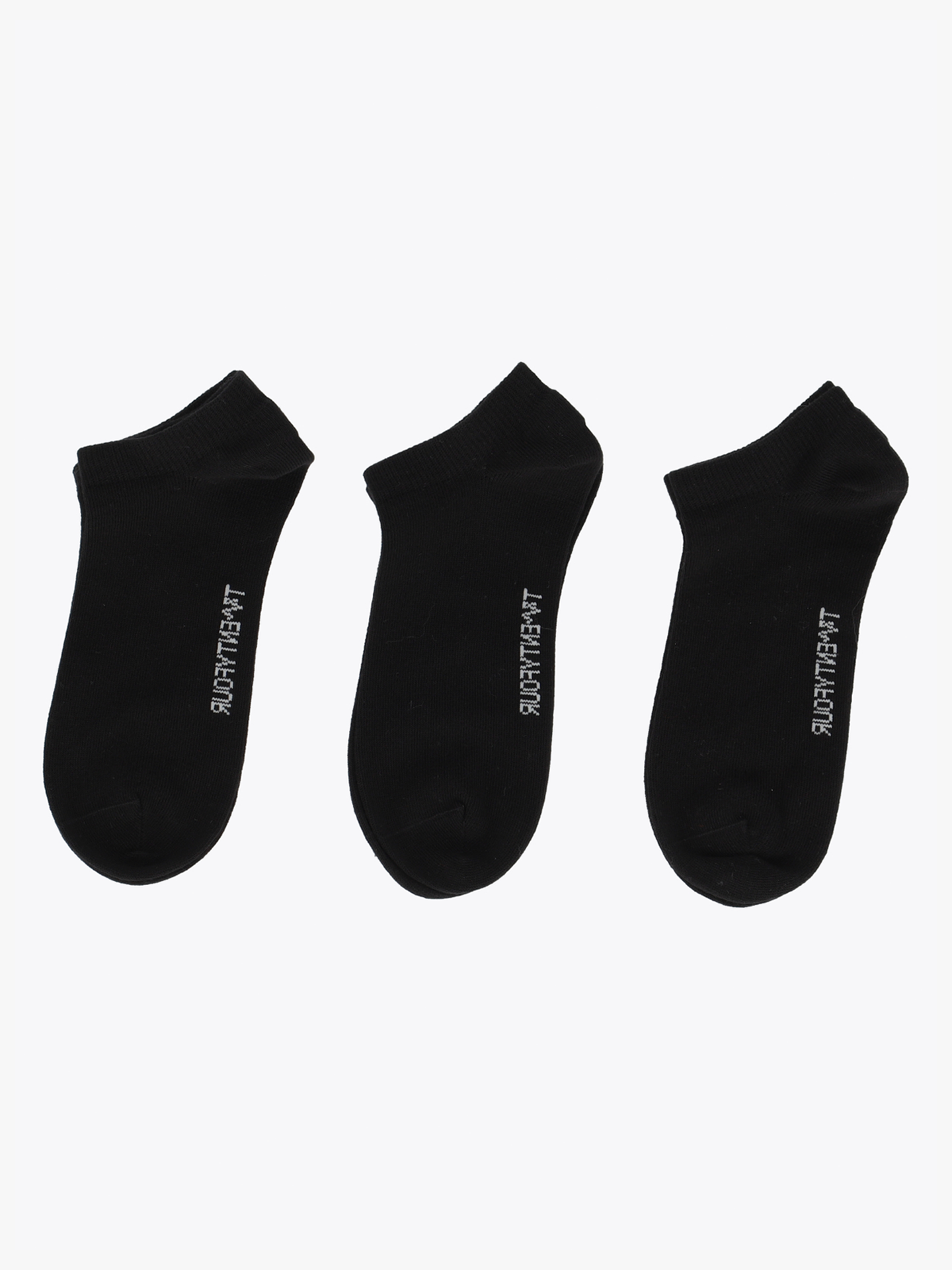 Twentyfour & Ankelsokk Sneaker 3-Pack Sort