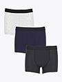 Twentyfour & Boxer 3-pakk G Sort/Marine/Grå